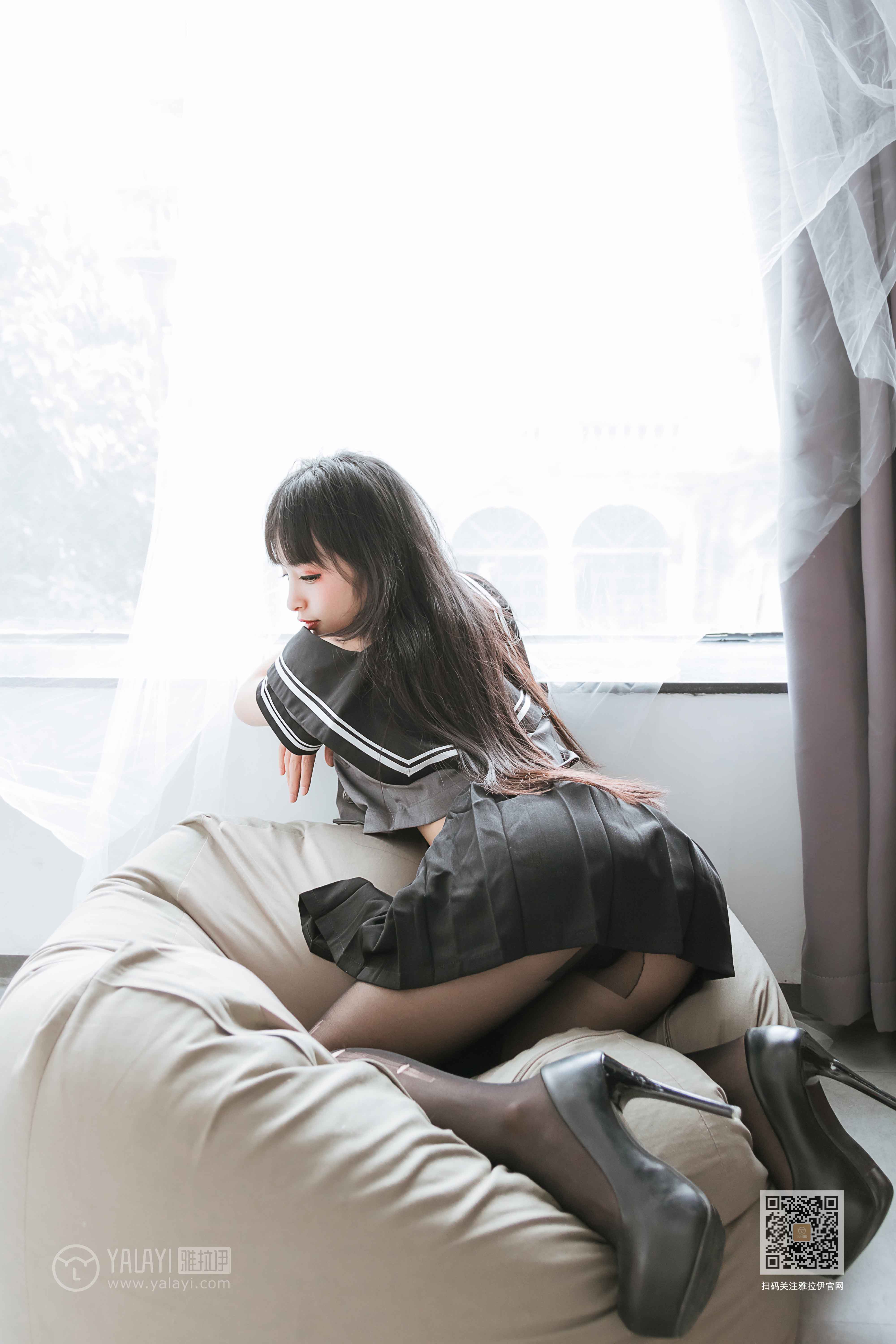 [YALAYI雅拉伊]2020.04.10Y601艾丽《疯狂的jk学妹》插图6